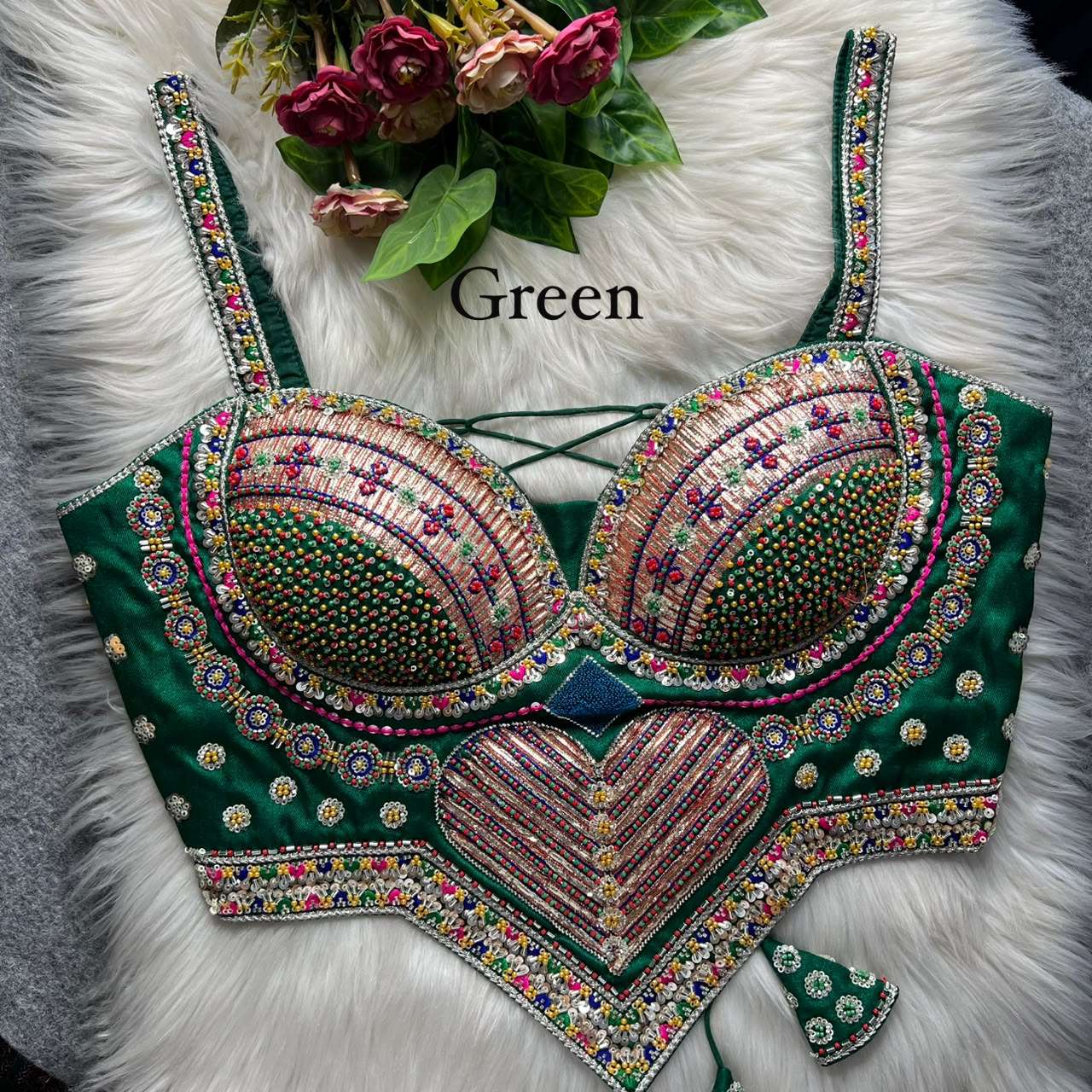 Heavy Corset Style Italian Silk Fabric With Tricot Fuising On Blouse Reseller in surat